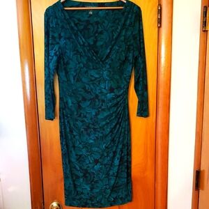 Gorgeous Emerald Peacock Ralph Lauren Dress